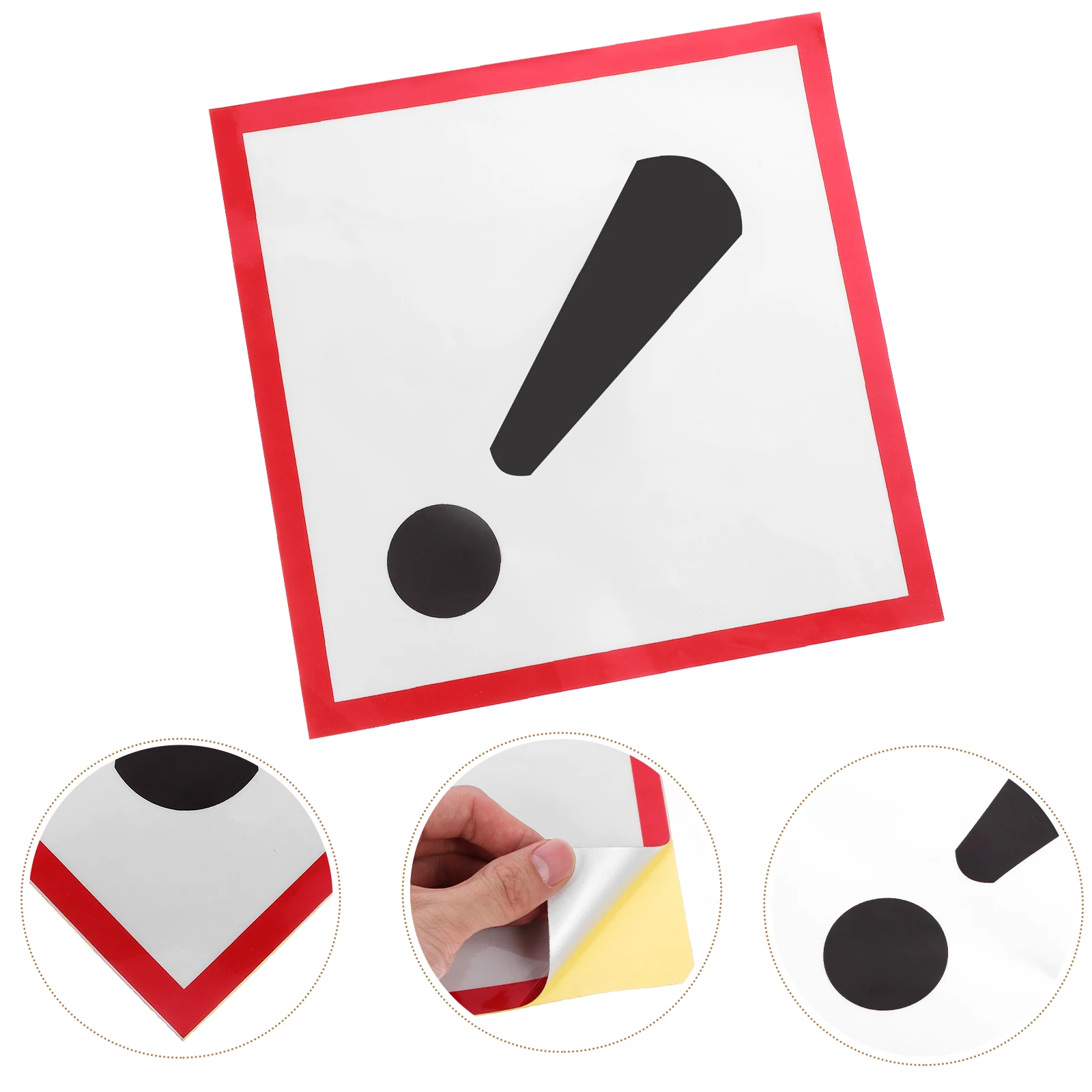 Safety Sign Stickers Reusable Exterior Label Car Reflective Warning Night Danger The 
Safety Sign Stickers Reusable Exterior Label Car Reflective Warning Night Danger The