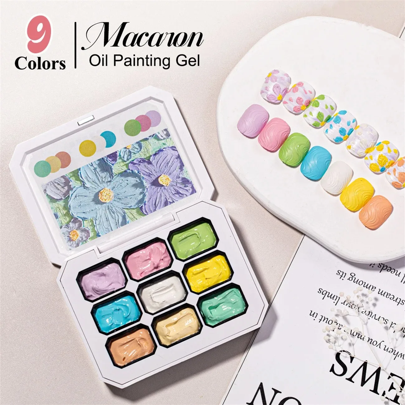 2026 9-Colors Macaron Gypsum Painting Nail Polish Patting Polish Smudge Canned High Saturation Popular Semi-Solid Nail Polish
2026 9-Colors Macaron Gypsum Painting Nail Polish Patting Polish Smudge Canned High Saturation Popular Semi-Solid Nail Polish