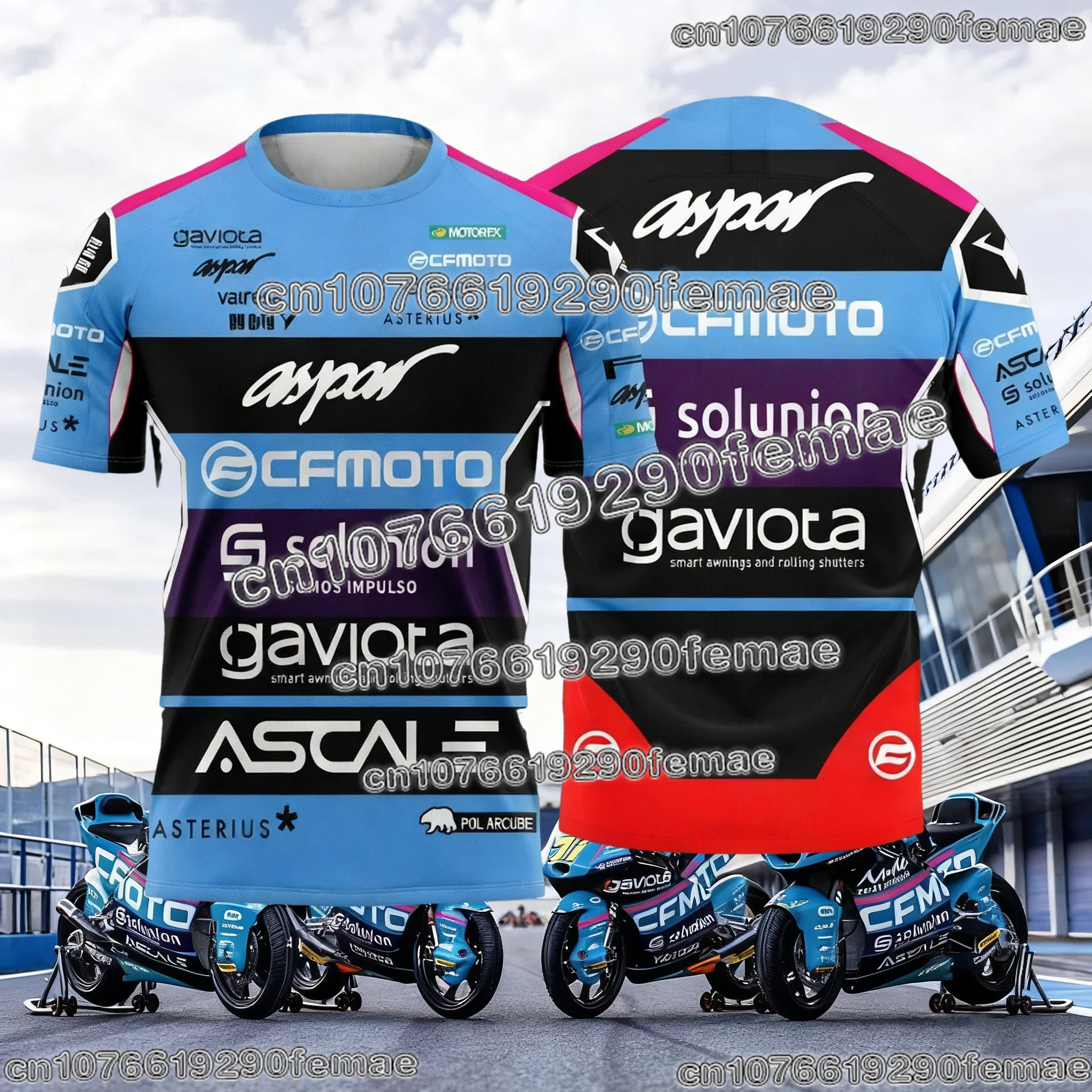 CFmoto Aspar Racing Team 2026 Motorcycle Fan T Shirt Short Sleeve Comfortable Crew Sport Casual Daily Tee For Men Women Riders
CFmoto Aspar Racing Team 2026 Motorcycle Fan T Shirt Short Sleeve Comfortable Crew Sport Casual Daily Tee For Men Women Riders