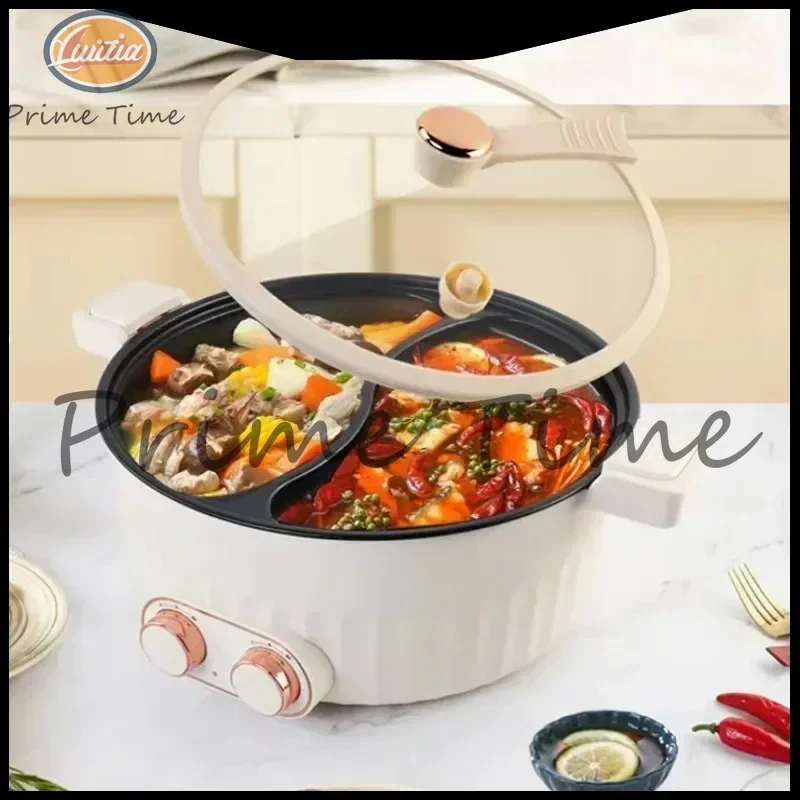 Colorful Mandarin Duck Electric Pot Two-Grid Multi Functional Household 6-liter~5L Capacity Integrated Hot Pot Electric Caldron
Colorful Mandarin Duck Electric Pot Two-Grid Multi Functional Household 6-liter~5L Capacity Integrated Hot Pot Electric Caldron