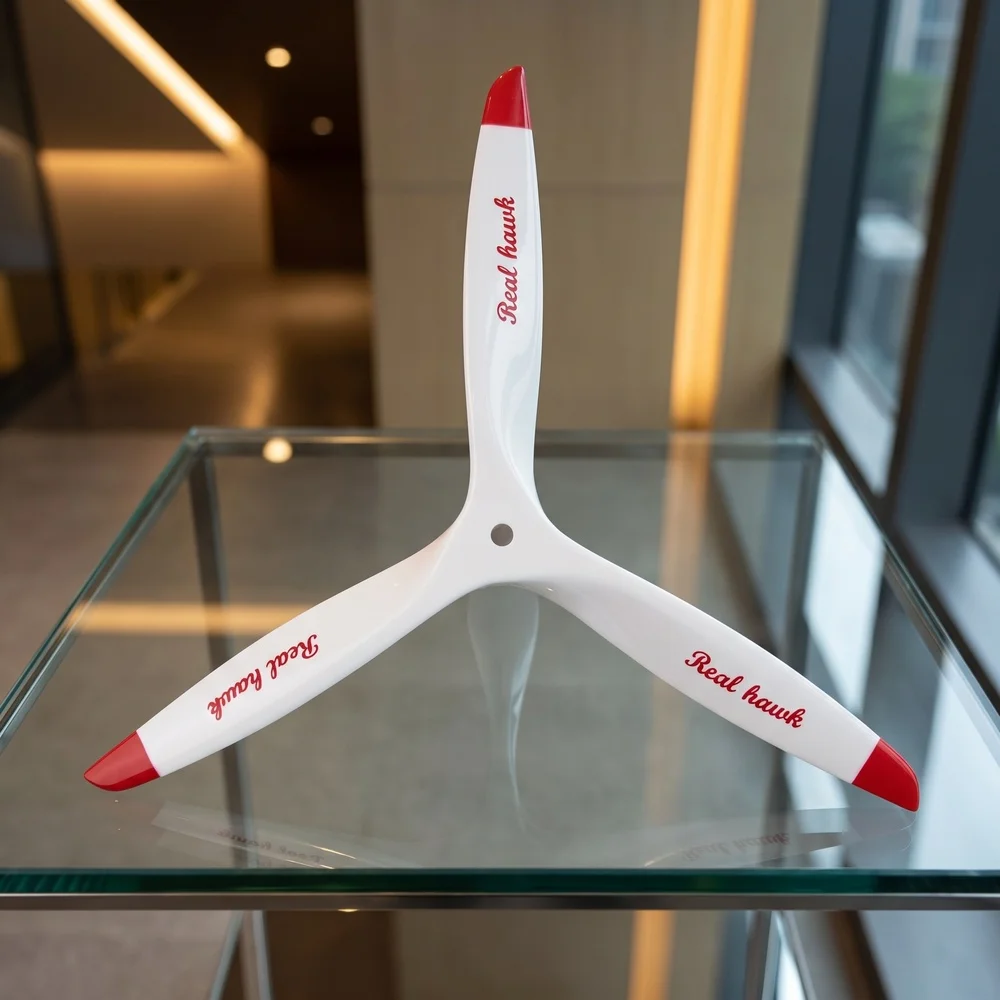 RealHawk 25-28" 3-Blade Beech Prop CCW/CW White Red Tip for Scale Gas RC Planes Durable Realistic Upgrade Accessories
RealHawk 25-28" 3-Blade Beech Prop CCW/CW White Red Tip for Scale Gas RC Planes Durable Realistic Upgrade Accessories