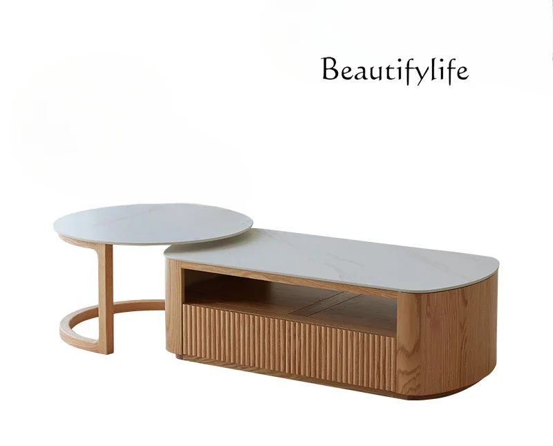 Medieval style solid wood coffee table Modern simple Nordic living room rock slab coffee table
Medieval style solid wood coffee table Modern simple Nordic living room rock slab coffee table