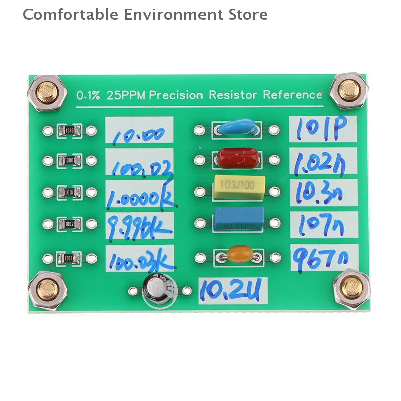ALi/Precision Resistance Reference Board Used With AD584 LM399 To Calibrate And Calibrate Multimeters
ALi/Precision Resistance Reference Board Used With AD584 LM399 To Calibrate And Calibrate Multimeters