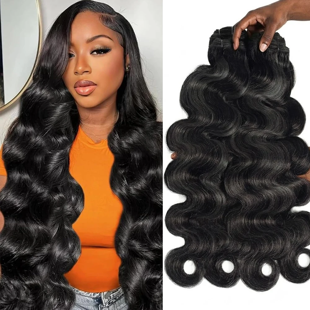 30 32 40 Inch Body Wave 3 4 Bundles Brazilian Remy Unprocessed Raw Virgin Human Hair Wavy Double Drawn Bundles Weave Extensions Natural Black Color
30 32 40 Inch Body Wave 3 4 Bundles Brazilian Remy Unprocessed Raw Virgin Human Hair Wavy Double Drawn Bundles Weave Extensions Natural Black Color