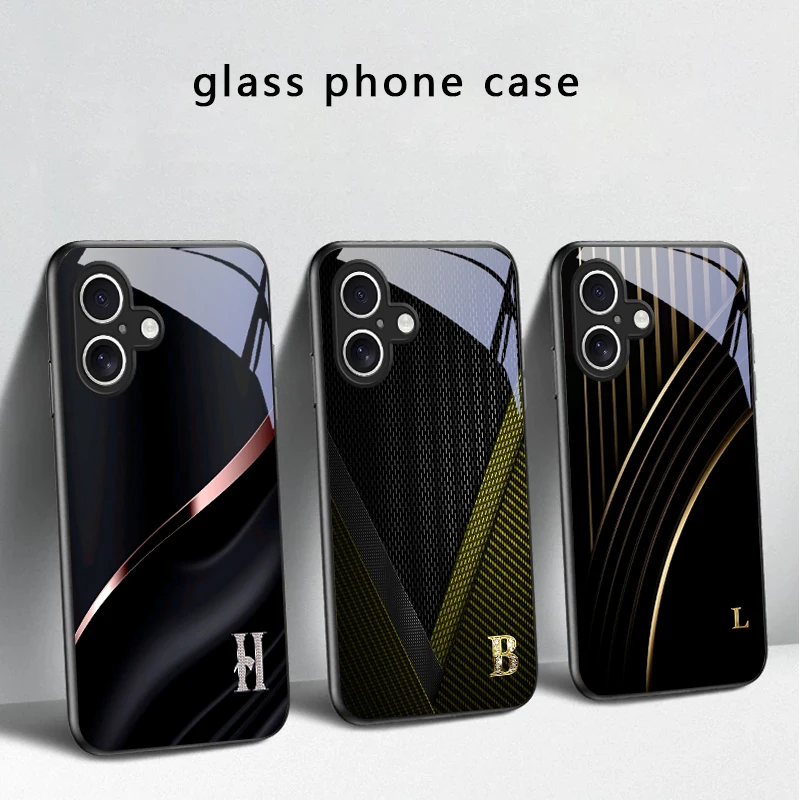 Elegant letter 'S M R' For iPhone 17 Air 16 E 15 Plus 14 Pro Max 13 12 mini 11 5 6 7 8 Plus XR XS Max SE Black Glass Phone Case
Elegant letter 'S M R' For iPhone 17 Air 16 E 15 Plus 14 Pro Max 13 12 mini 11 5 6 7 8 Plus XR XS Max SE Black Glass Phone Case
