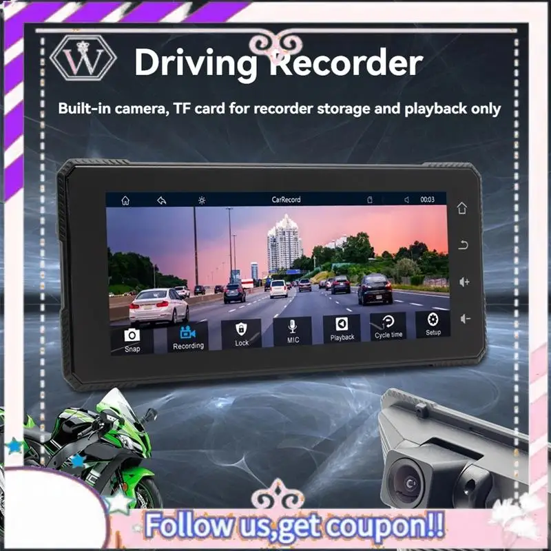 Easy To Use 6.86 Inch Motorcycle Bluetooth Portable Screen GPS Navigation IP65 Waterproof Wireless Carplay Android Auto MP5 Play
Easy To Use 6.86 Inch Motorcycle Bluetooth Portable Screen GPS Navigation IP65 Waterproof Wireless Carplay Android Auto MP5 Play