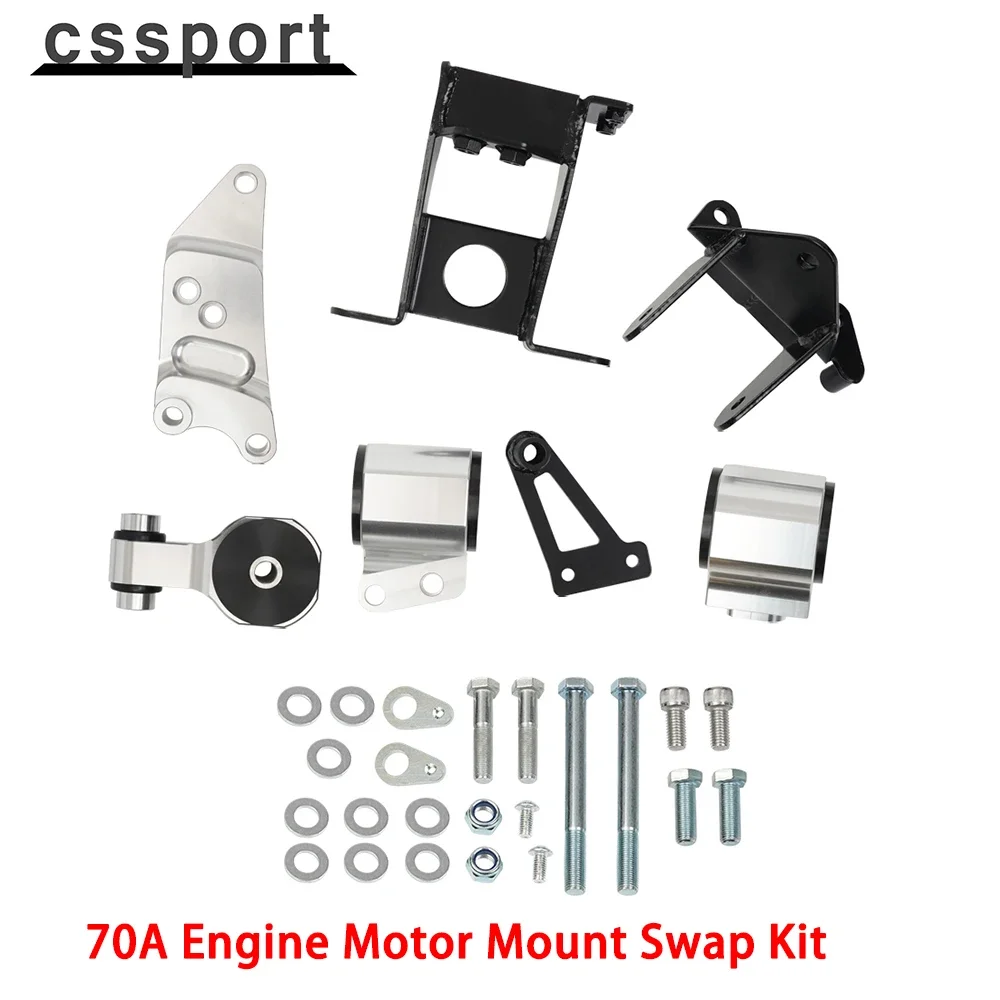 70A Engine Motor Mount Swap Kit For 2006-2011 Honda Civic Si K20 K24 FA FG FD EM-1007-S
70A Engine Motor Mount Swap Kit For 2006-2011 Honda Civic Si K20 K24 FA FG FD EM-1007-S
