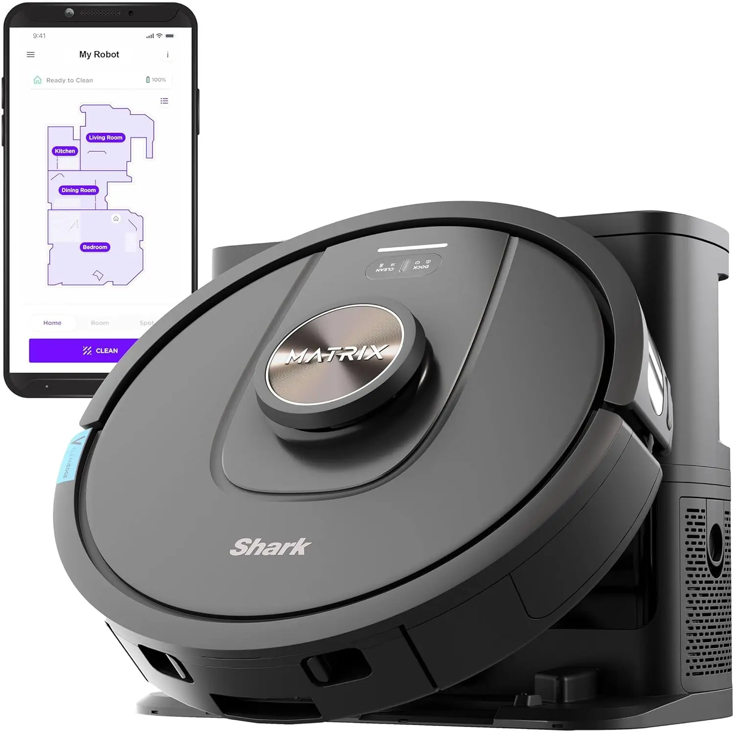Ultra Robot Vacuum with Matrix Clean, Precision Mapping, Self-Empty Base, WiFi, Black (Renewed) for Pet Hair
Ultra Robot Vacuum with Matrix Clean, Precision Mapping, Self-Empty Base, WiFi, Black (Renewed) for Pet Hair