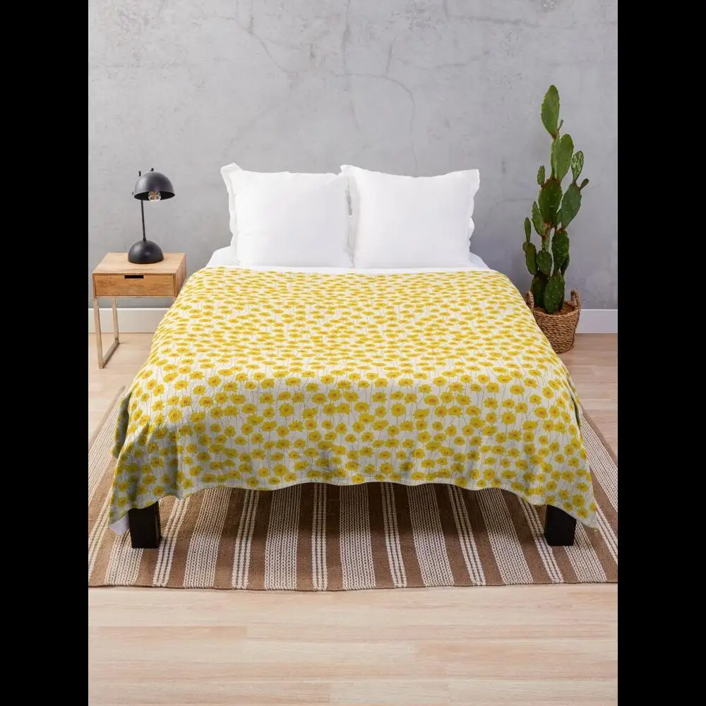 Yellow Flowers Throw Blanket Soft Cozy Lightweight Microfiber Couch Blanket for Living Room Bedroom Sofa Picnic Travel
Yellow Flowers Throw Blanket Soft Cozy Lightweight Microfiber Couch Blanket for Living Room Bedroom Sofa Picnic Travel