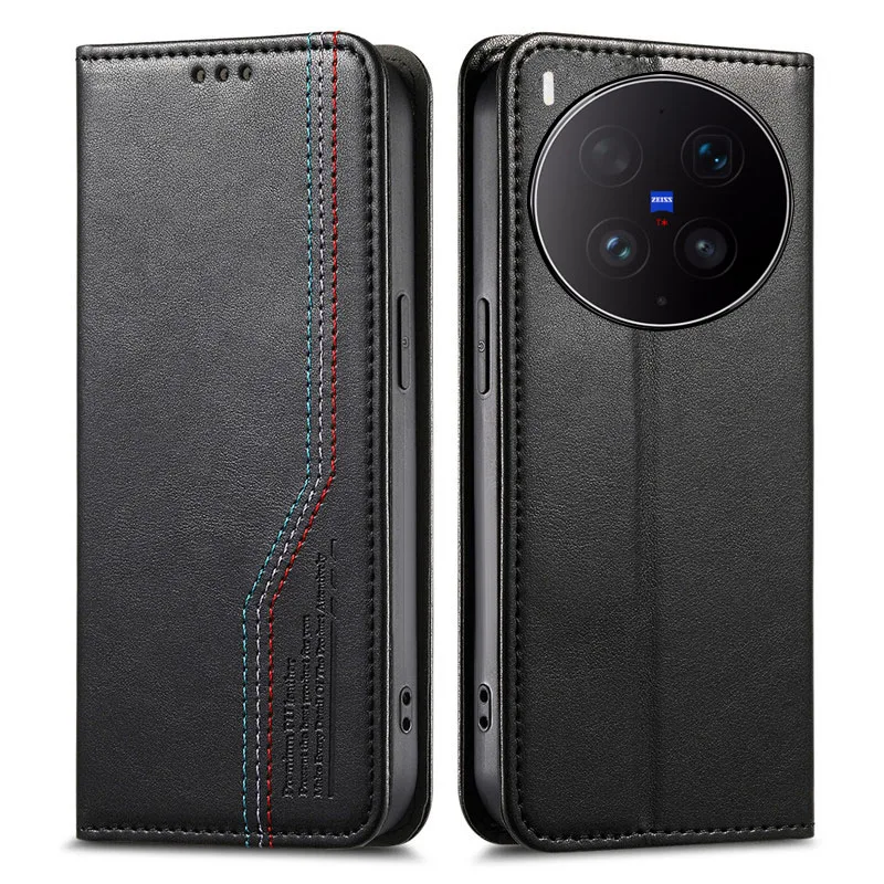 Flip suture PU leather card Slot Wallet Cover For vivo X200 X300 Ultra Pro X300s X200s wristband Fall prevention phone Case
Flip suture PU leather card Slot Wallet Cover For vivo X200 X300 Ultra Pro X300s X200s wristband Fall prevention phone Case