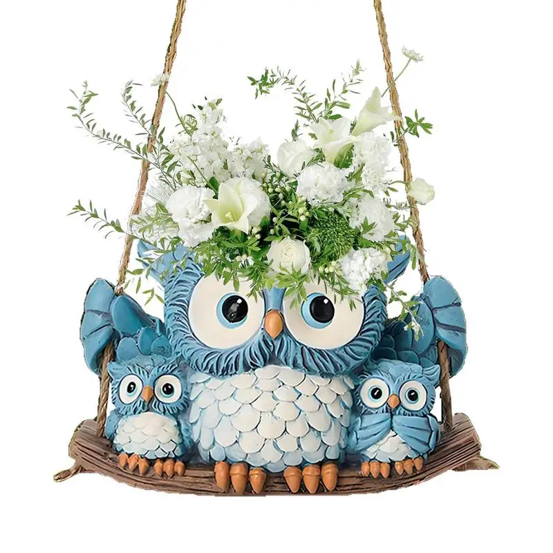 Owl Flower Pot Decorative Animal Flower Pot Cute Drainage Waterproof Resin Creative Vase For Home Workplace Garden Desk Shelf
Owl Flower Pot Decorative Animal Flower Pot Cute Drainage Waterproof Resin Creative Vase For Home Workplace Garden Desk Shelf