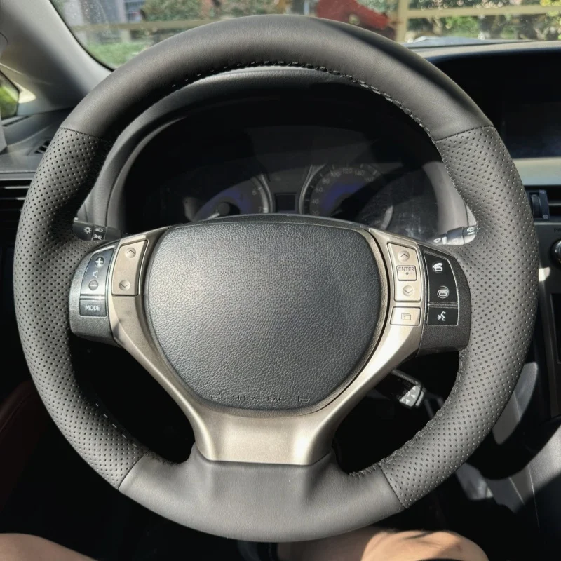 Чехол на руль автомобиля из натуральной кожи для Lexus ES250 ES300h GS250 GS300h RX270 RX35, чехол на руль, обертка для салона автомобиля
Чехол на руль автомобиля из натуральной кожи для Lexus ES250 ES300h GS250 GS300h RX270 RX35, чехол на руль, обертка для салона автомобиля