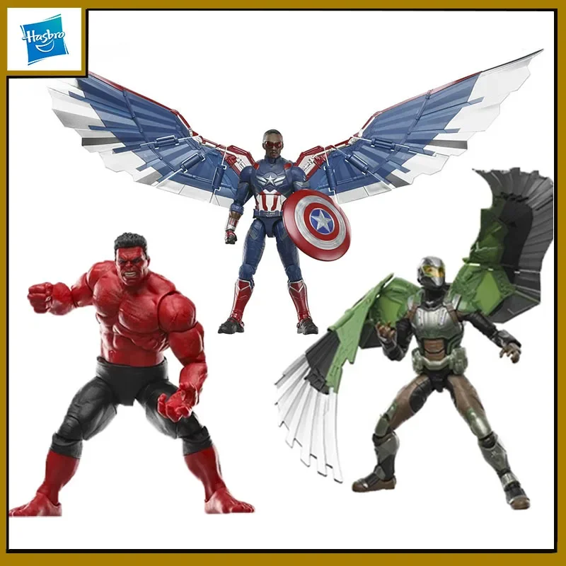In Stock Hasbro Marvel Legend Falcon Saker Red Hulk 6 Inches Figure Movable Model Children's Holiday Gift
In Stock Hasbro Marvel Legend Falcon Saker Red Hulk 6 Inches Figure Movable Model Children's Holiday Gift