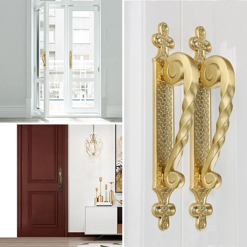 2 шт. латунные дверные ручки в европейском стиле для гостиной, спальни, балкона, ванной комнаты, шкафов и гардеробов
2 шт. латунные дверные ручки в европейском стиле для гостиной, спальни, балкона, ванной комнаты, шкафов и гардеробов