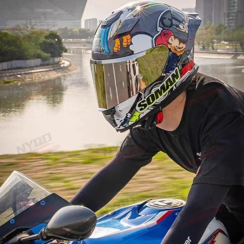 New Motorcycle Riding Helmet, Safe, Comfortable, Noise Reducing, All Season Men's and Women's Full Face Helmets
New Motorcycle Riding Helmet, Safe, Comfortable, Noise Reducing, All Season Men's and Women's Full Face Helmets
