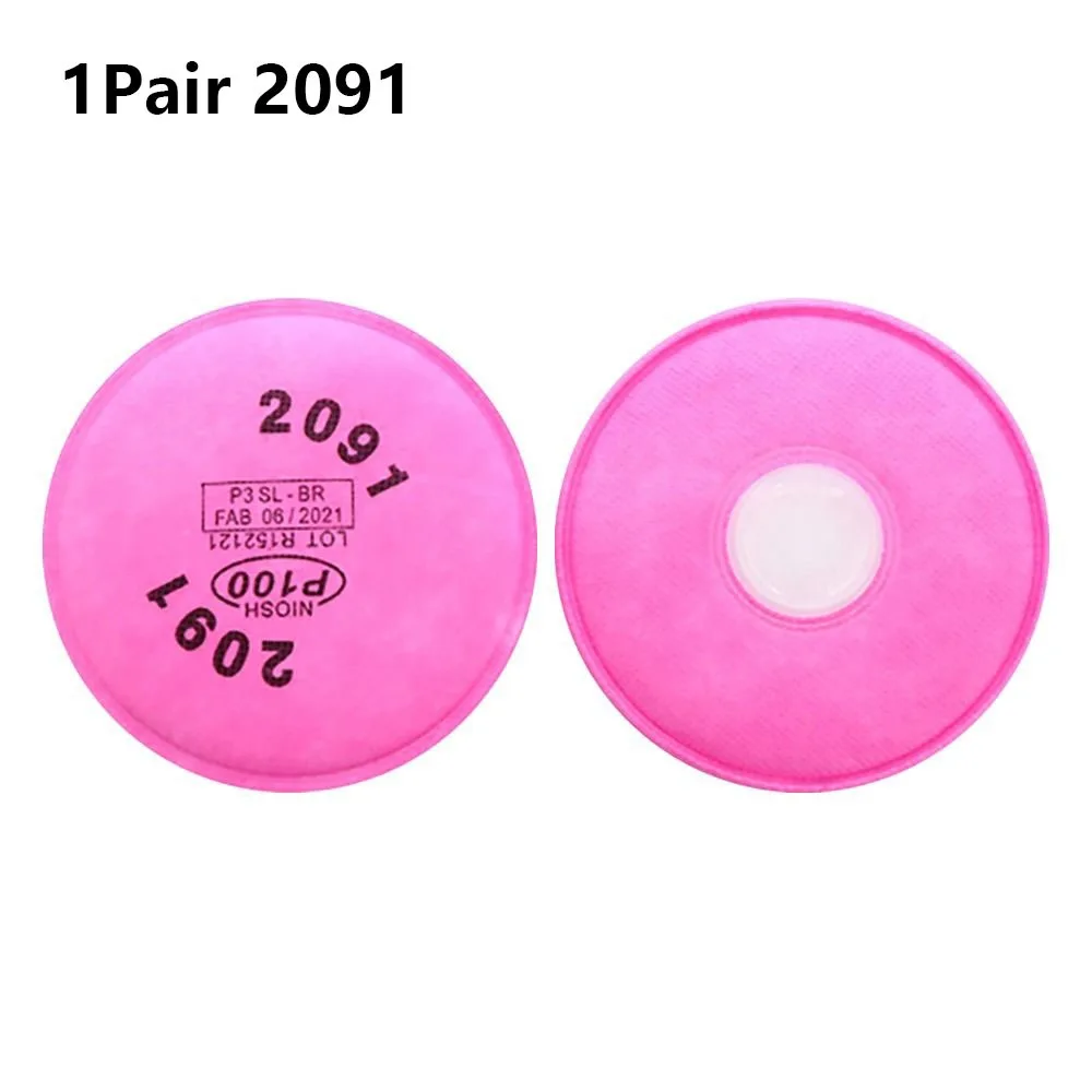 1Pair 2097/2091 Filter Cotton Dust Cover Anti Glass Fiber P100 Filter 6200 / 7502 /7501 /6800 Series Particulate Particles
1Pair 2097/2091 Filter Cotton Dust Cover Anti Glass Fiber P100 Filter 6200 / 7502 /7501 /6800 Series Particulate Particles