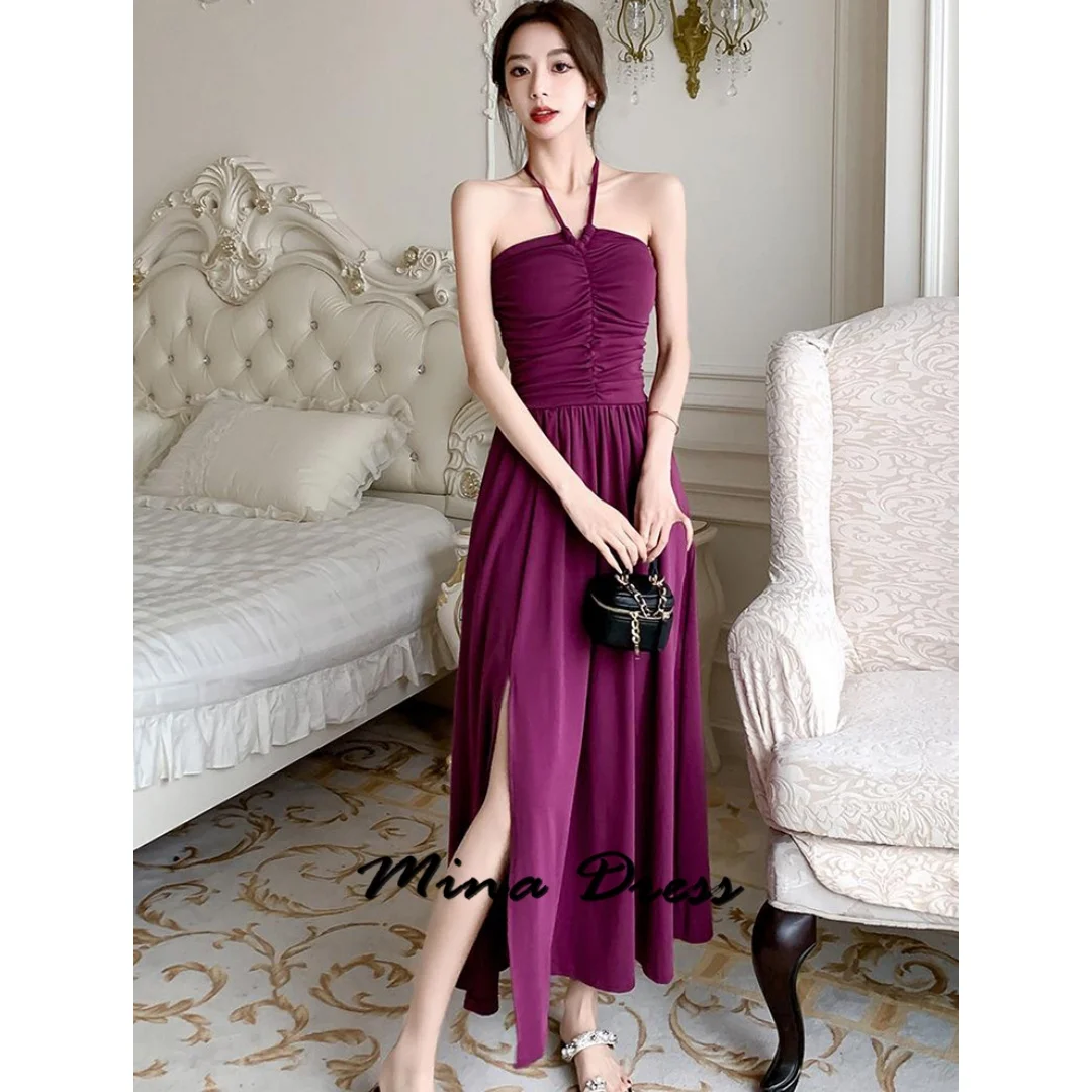 Mina Customized Halter Evening Dresses Woman Elegant Party Dresses for Women 2024 Sleeveless Wedding Dress Es Backless Slit Prom
Mina Customized Halter Evening Dresses Woman Elegant Party Dresses for Women 2024 Sleeveless Wedding Dress Es Backless Slit Prom