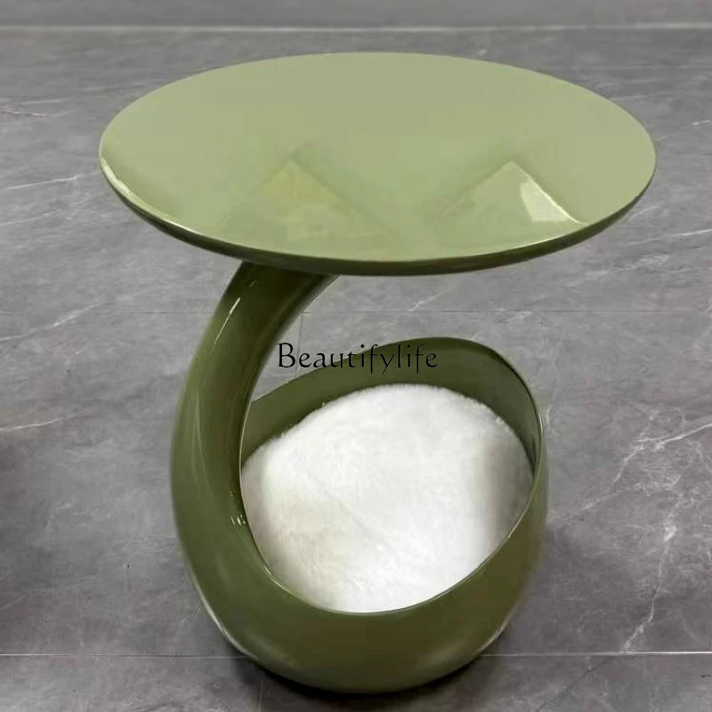 Creative pet sofa side few modern simple living room round table, small apartment
Creative pet sofa side few modern simple living room round table, small apartment