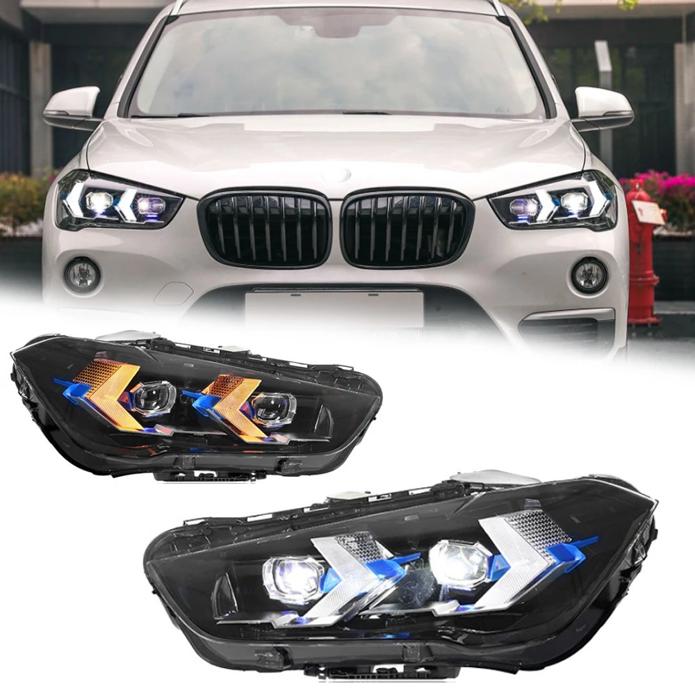 Стайлинговые светодиодные фары для BMW X1 F49 16-19 новый стиль, полностью светодиодные DRL, автомобильные фары в сборе, сигнальные автоаксессуары, модифицированная лампа
Стайлинговые светодиодные фары для BMW X1 F49 16-19 новый стиль, полностью светодиодные DRL, автомобильные фары в сборе, сигнальные автоаксессуары, модифицированная лампа