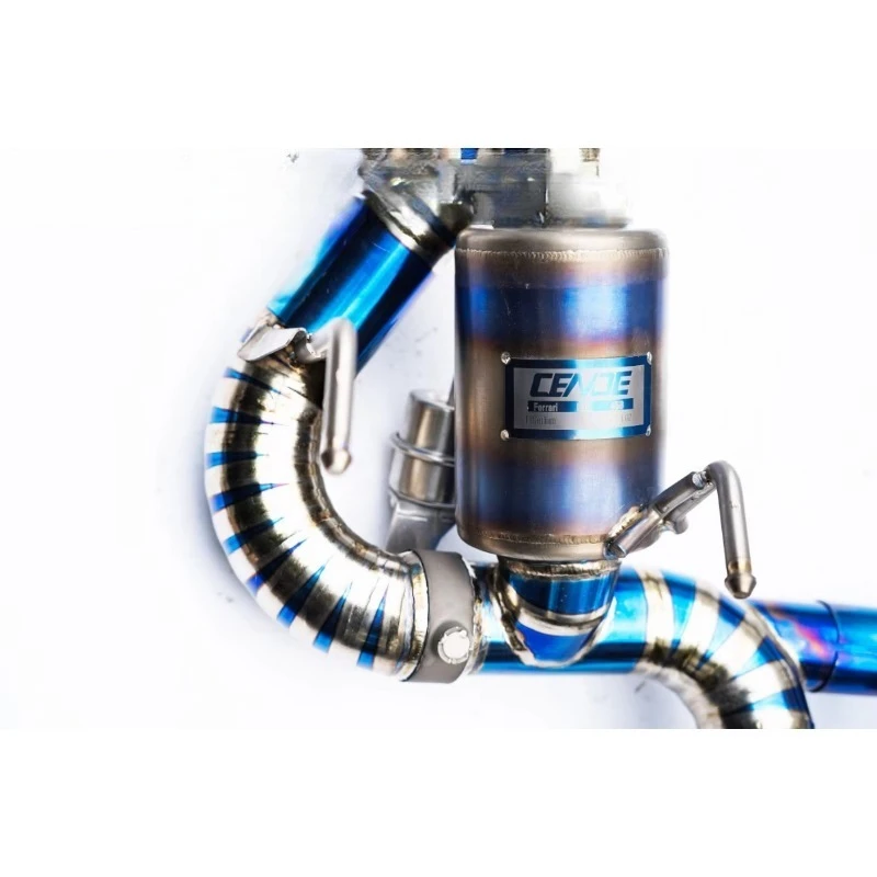 CENDE New Factory Customization Performance Titanium Alloy Catback Exhaust System Fer rari F450 Valvetronic Muffler Tips
CENDE New Factory Customization Performance Titanium Alloy Catback Exhaust System Fer rari F450 Valvetronic Muffler Tips