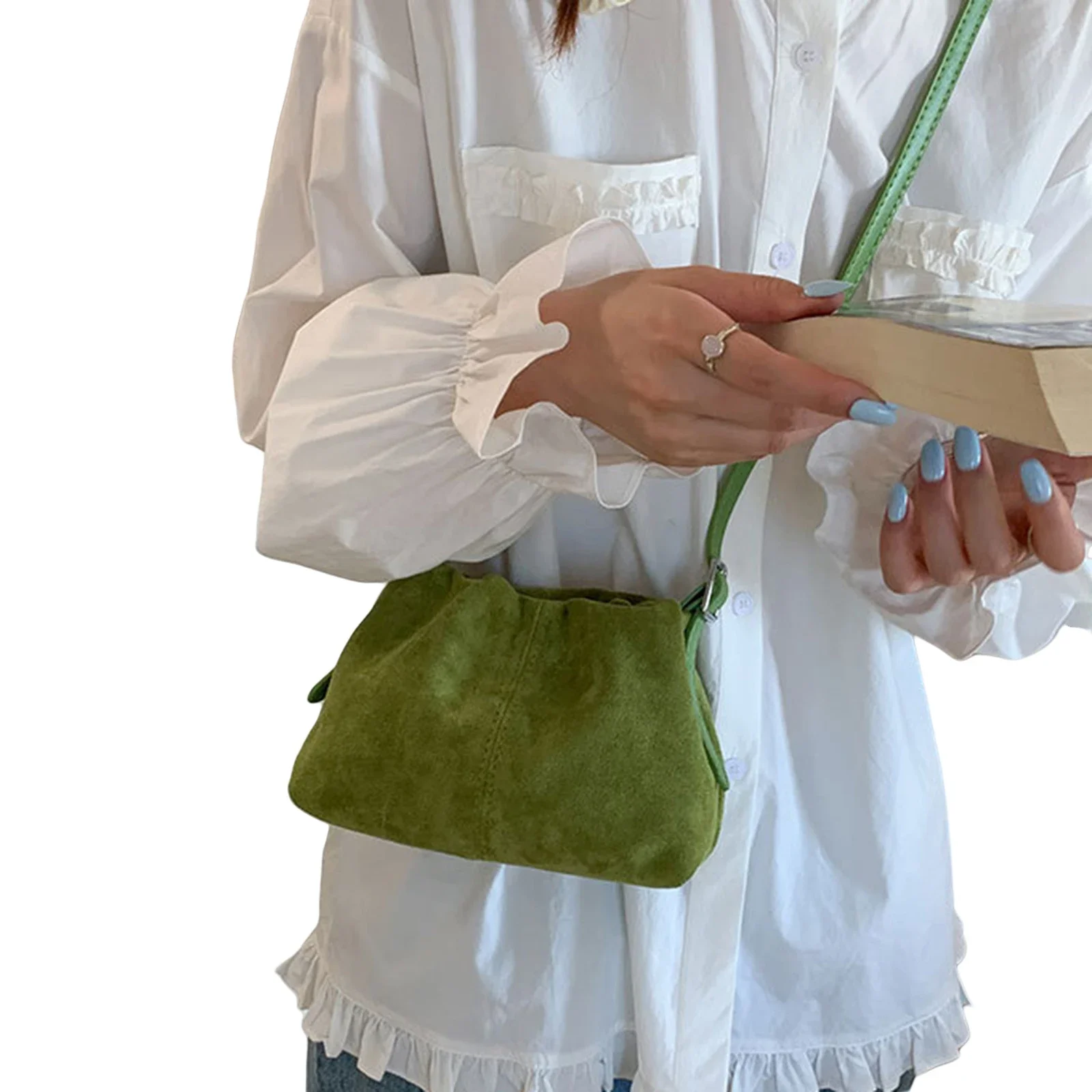 PU Crossbody Purse Solid Color Underarm Bag Lightweight Crossbody Bag Drawstring for Women Daily Use Special Occasion
PU Crossbody Purse Solid Color Underarm Bag Lightweight Crossbody Bag Drawstring for Women Daily Use Special Occasion