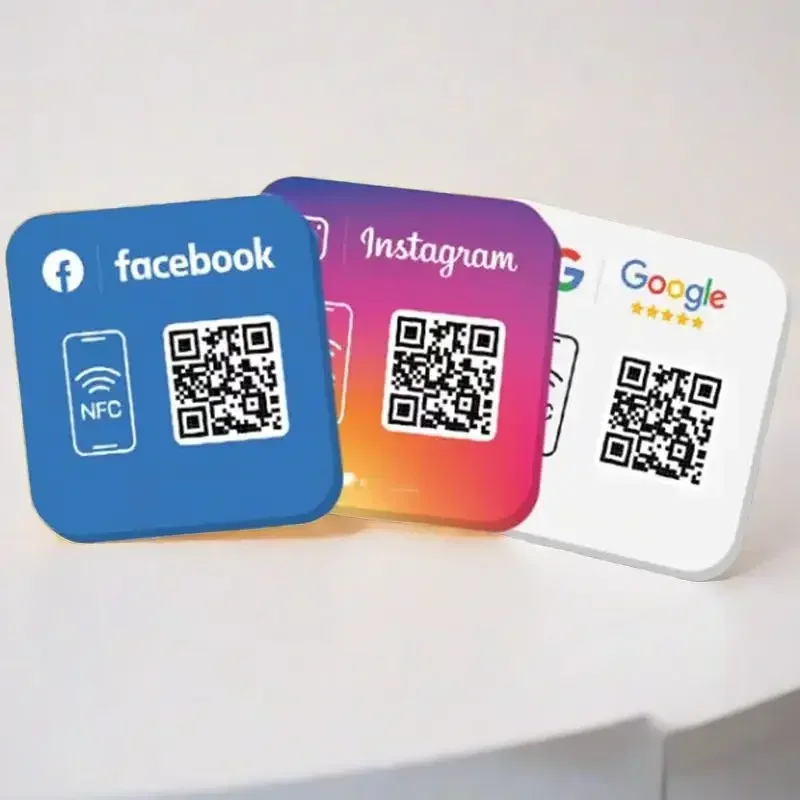 Бесконтактный QR-код One Tap, акриловая табличка с QR-кодом NFC, табличка с QR-кодом Google Ins QR-вывеска, социальная медиа-пластина, обзор Google, NFC-тег
Бесконтактный QR-код One Tap, акриловая табличка с QR-кодом NFC, табличка с QR-кодом Google Ins QR-вывеска, социальная медиа-пластина, обзор Google, NFC-тег