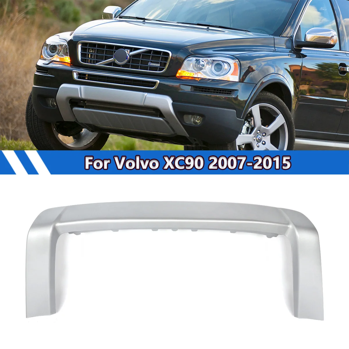 31323585 For Volvo XC90 2007-2014 2015 Front Bumper Moulding Trim Cover Chrome Silver Color
31323585 For Volvo XC90 2007-2014 2015 Front Bumper Moulding Trim Cover Chrome Silver Color