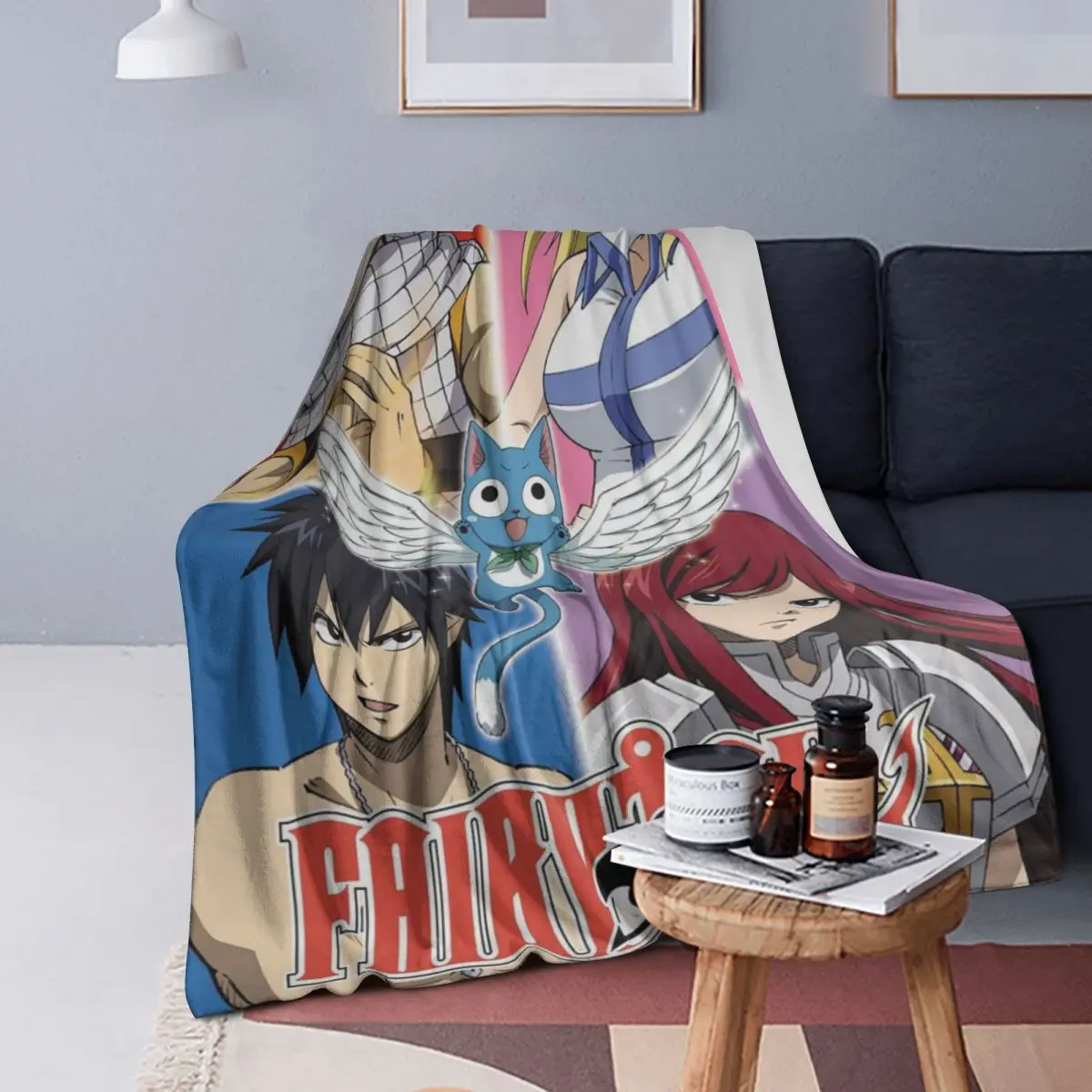 Fairy Tail Blankets Soft Warm Flannel Throw Blanket Cover for Bed Living room Picnic Travel Home Sofa
Fairy Tail Blankets Soft Warm Flannel Throw Blanket Cover for Bed Living room Picnic Travel Home Sofa