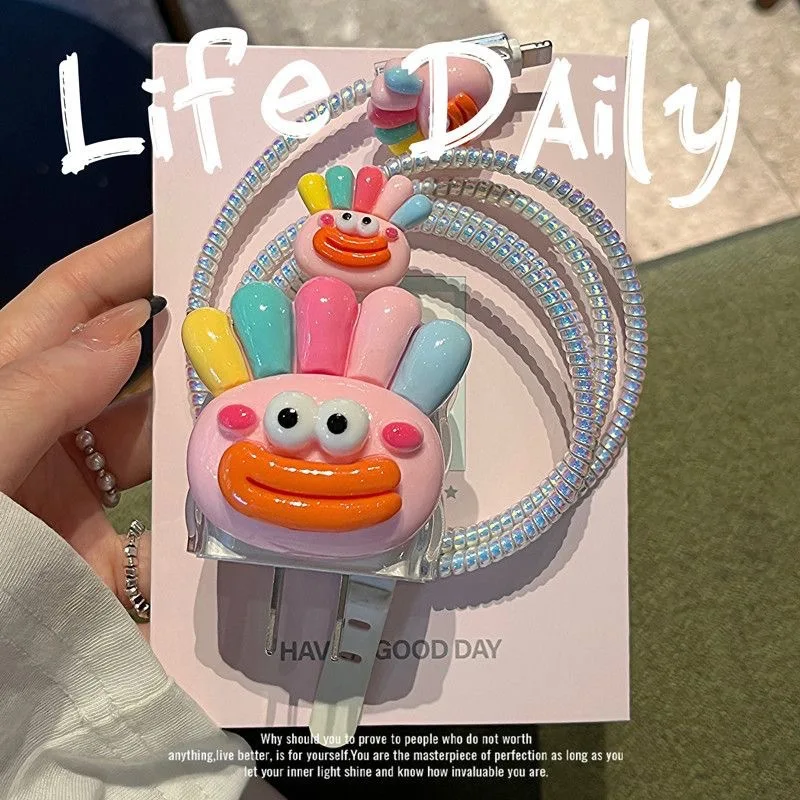 Ugly cute cute 20w fast charge for Apple mobile phone data cable protective cover iPhone13 14 15 charger female
Ugly cute cute 20w fast charge for Apple mobile phone data cable protective cover iPhone13 14 15 charger female