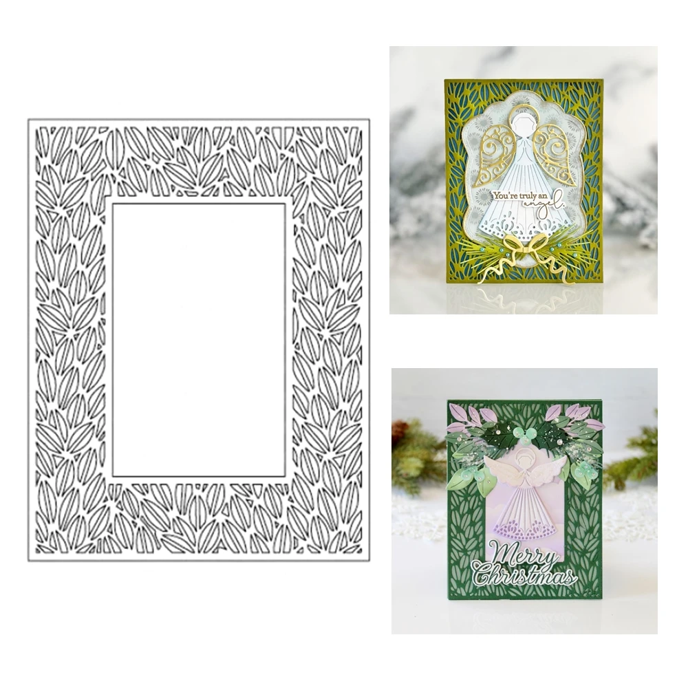 Newest Christmas Border Bling Framed in Nature Cutting Dies Scrapbooking for Paper Making Frames Card Craft no Stamps
Newest Christmas Border Bling Framed in Nature Cutting Dies Scrapbooking for Paper Making Frames Card Craft no Stamps