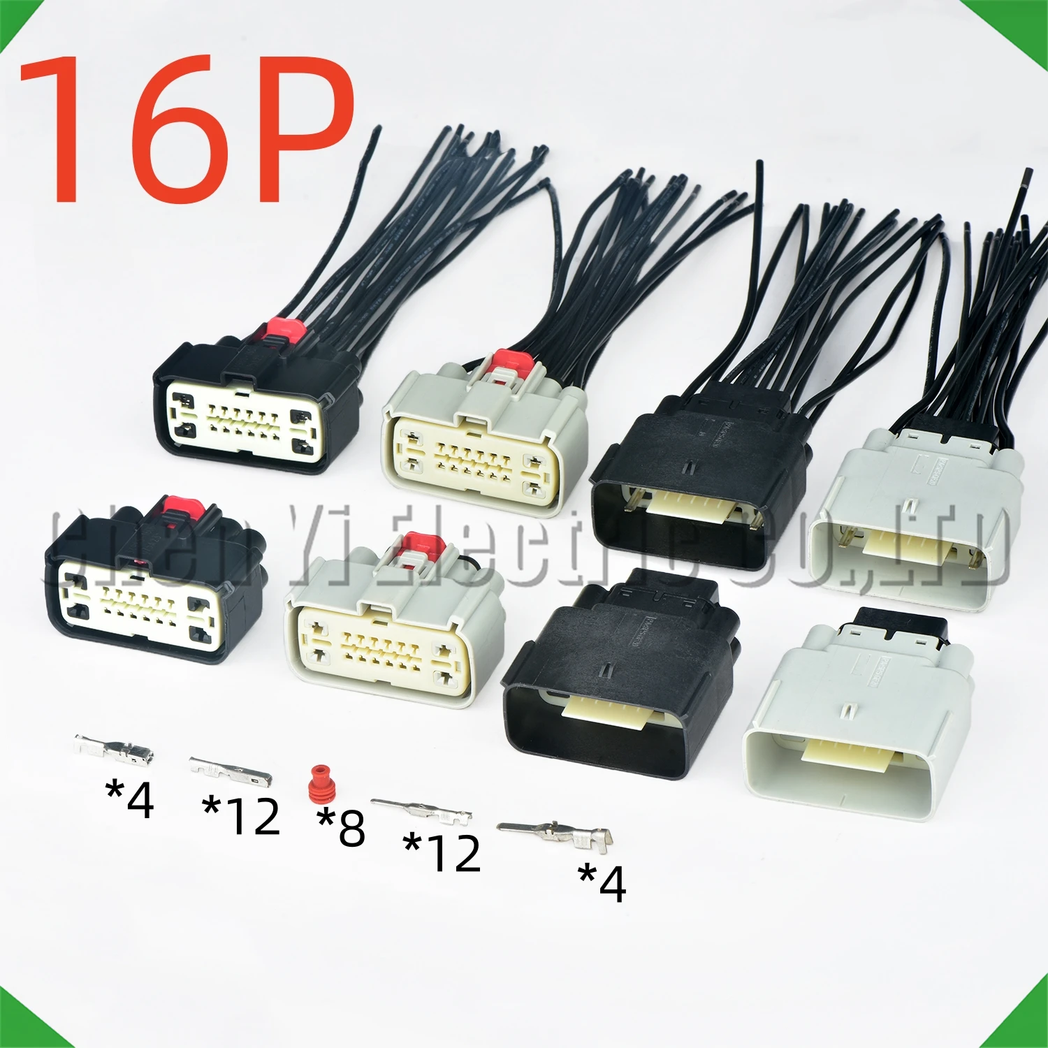 16 Pin Automotive Connectors hybrid engine Wire harness Plug 34985-1606 34985-1607 34986-1601 34986-1602
16 Pin Automotive Connectors hybrid engine Wire harness Plug 34985-1606 34985-1607 34986-1601 34986-1602