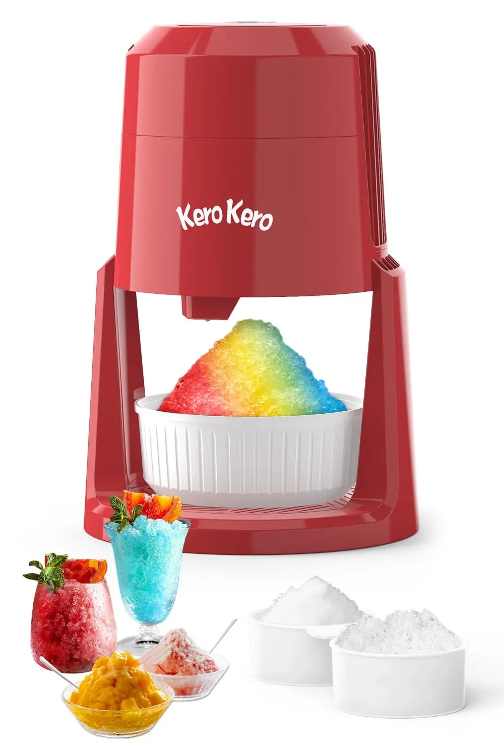 Professional Shaved Ice Machine: RX03 Electric Snow Cone Maker & ICEE Machine for Home, 60W Power, 120V Universal Voltag
Professional Shaved Ice Machine: RX03 Electric Snow Cone Maker & ICEE Machine for Home, 60W Power, 120V Universal Voltag