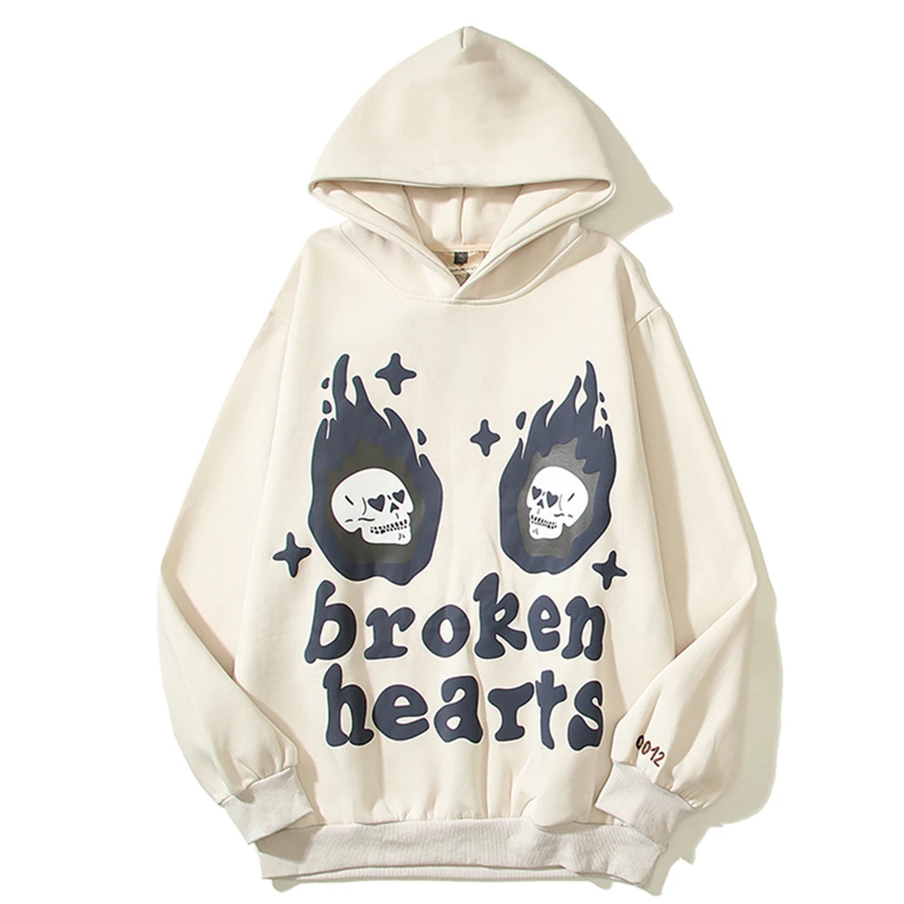 Broken Heart Foam Printed Fleece Pullover Men's Hoodie Autumn Streetwear Sweatshirts and Hoodies Beige
Broken Heart Foam Printed Fleece Pullover Men's Hoodie Autumn Streetwear Sweatshirts and Hoodies Beige