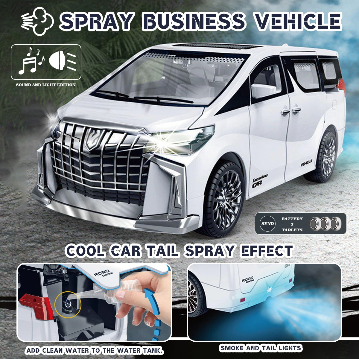 Детская инерционная машинка-игрушка с функцией отката, со светом, звуком и имитацией движения, модель коммерческого автомобиля, подарок для мальчика, игрушечная машинка, подарок на праздник для детей
Детская инерционная машинка-игрушка с функцией отката, со светом, звуком и имитацией движения, модель коммерческого автомобиля, подарок для мальчика, игрушечная машинка, подарок на праздник для детей