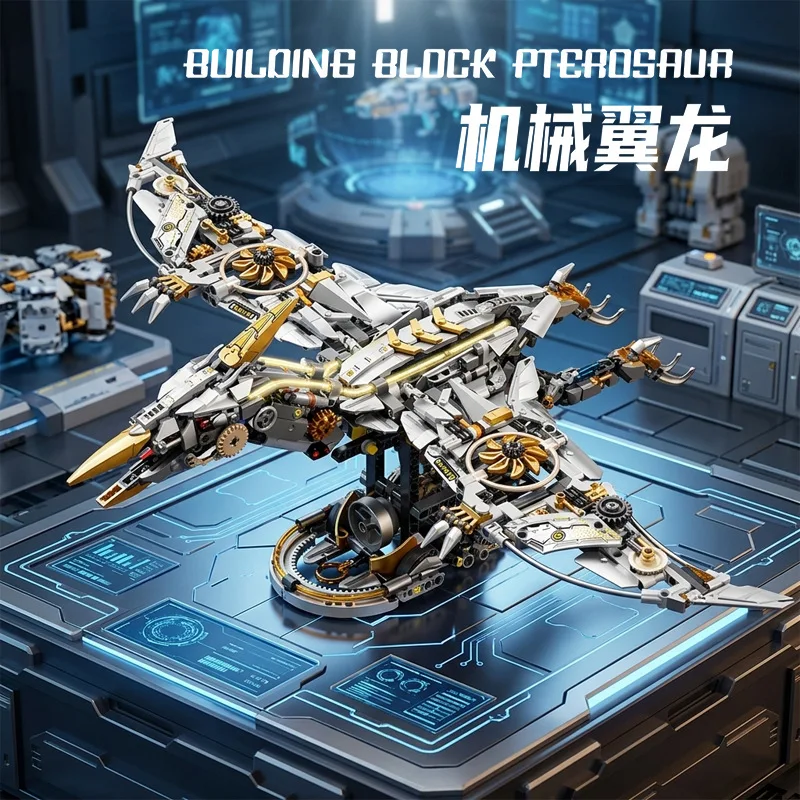 Mechanical Pterosaur MOC Building Blocks With Light Dinosaur Series Assembly Educational Ornaments Toys Small Bricks Boys Gifts
Mechanical Pterosaur MOC Building Blocks With Light Dinosaur Series Assembly Educational Ornaments Toys Small Bricks Boys Gifts