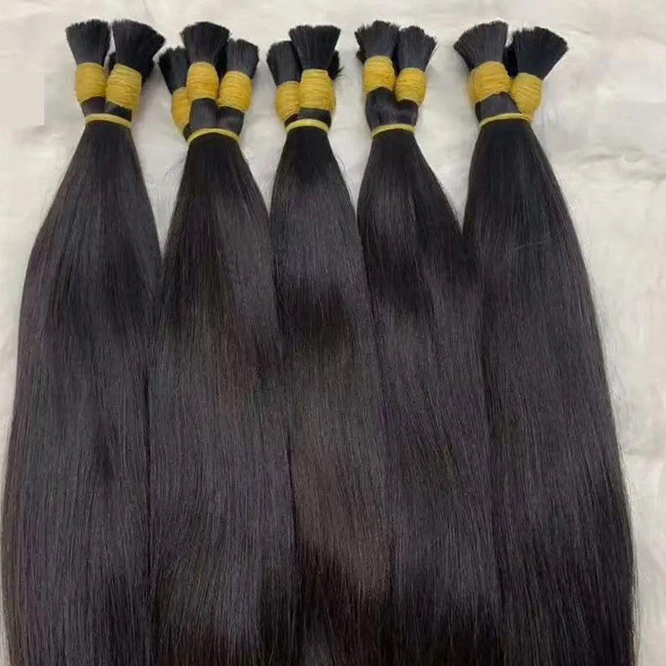 No Weft Virgin Bulk Natural Black Human Hair 100% Unprocessed Human Hair Bulk Extensions For Braiding Remy Hair 18 30inch
No Weft Virgin Bulk Natural Black Human Hair 100% Unprocessed Human Hair Bulk Extensions For Braiding Remy Hair 18 30inch