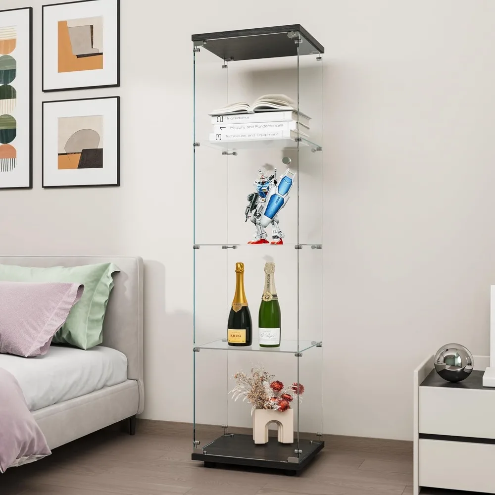 empered Glass Display Cabinet, 4-Shelf Curio Cabinet with Security Lock 5mm Display Shelf Showcase for Living Room
empered Glass Display Cabinet, 4-Shelf Curio Cabinet with Security Lock 5mm Display Shelf Showcase for Living Room