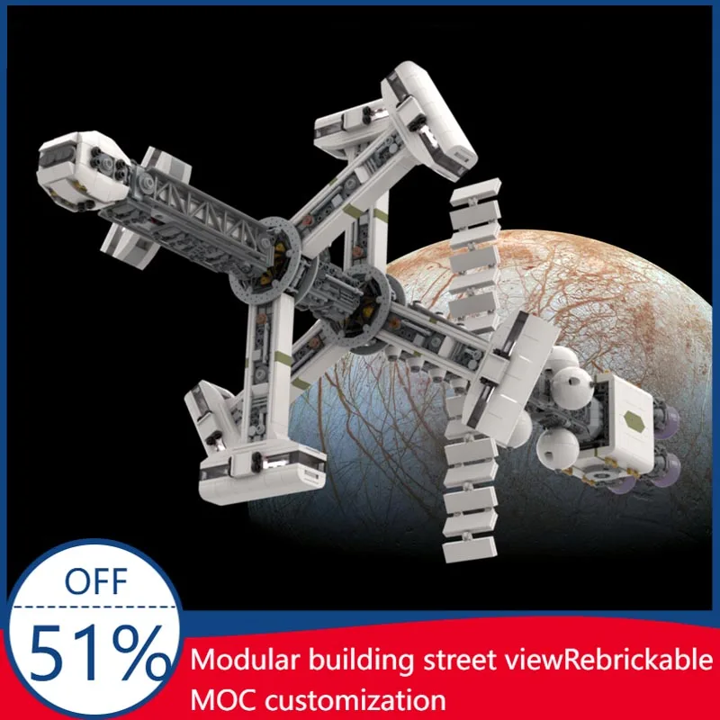 2624PCS Cetacean Class Research Vessel Space Ship MOC Model Building Blocks DIY Assembly Educational Toy Birthday Christmas Gift
2624PCS Cetacean Class Research Vessel Space Ship MOC Model Building Blocks DIY Assembly Educational Toy Birthday Christmas Gift