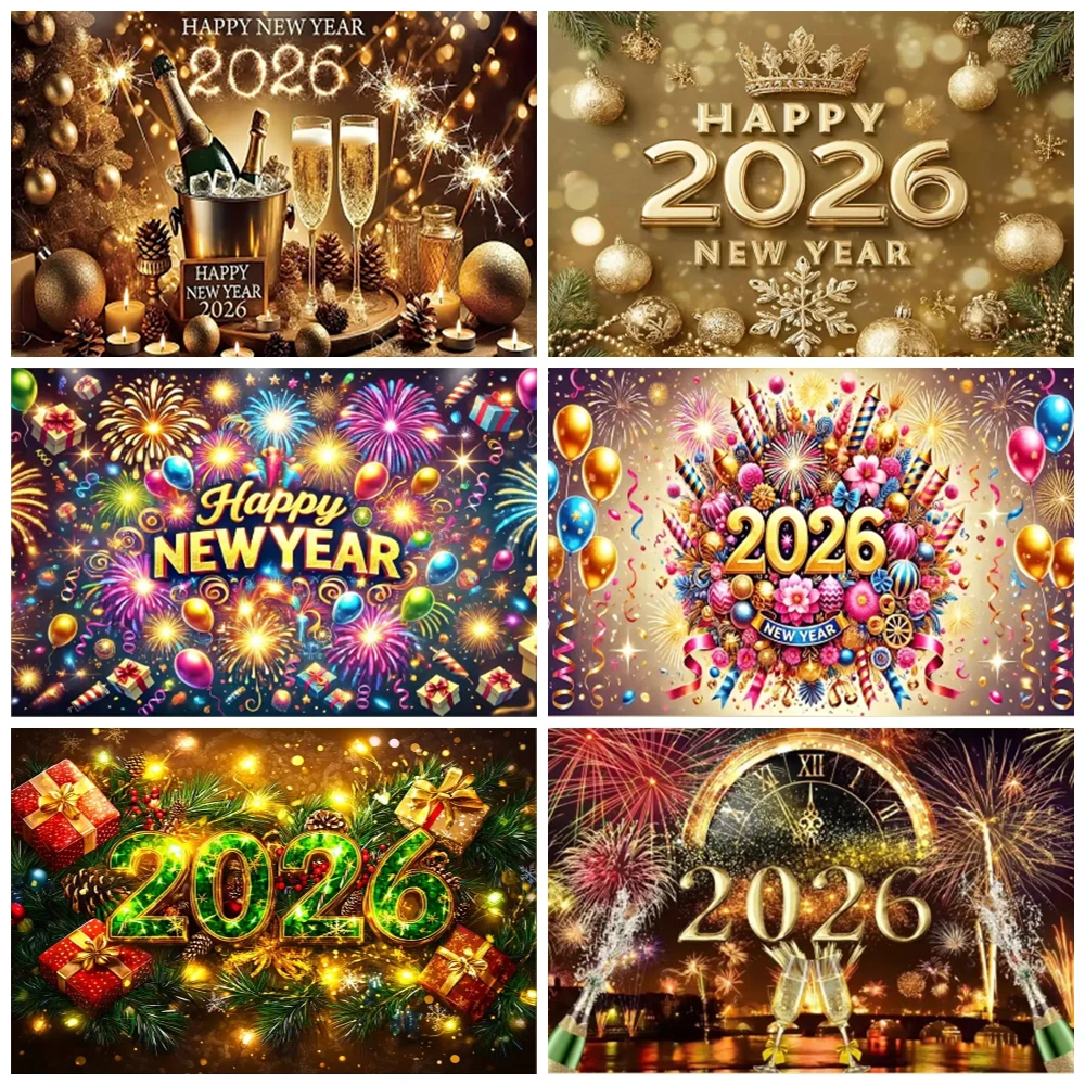 2026 New Year Theme Party Backdrop Banner New Year Celebration Family Party Decoration Photo Background Photography Props
2026 New Year Theme Party Backdrop Banner New Year Celebration Family Party Decoration Photo Background Photography Props