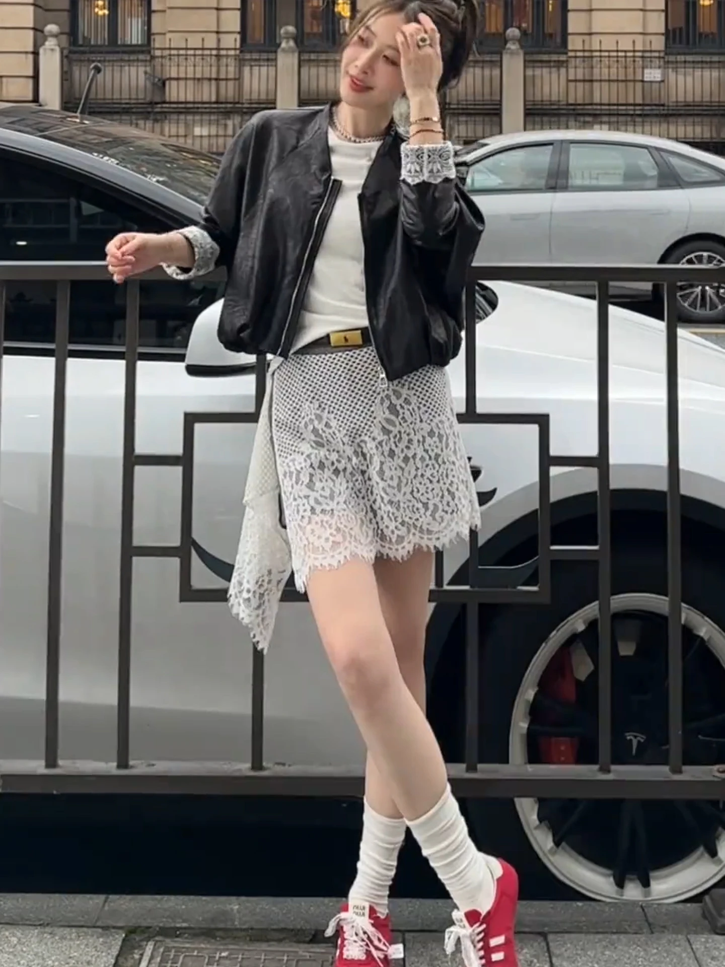Korean Style Lace White Skirt Women's Fashion Summer High Waist Slim A-Line Short Skirt Polyester Fiber Non-Shrinkable
Korean Style Lace White Skirt Women's Fashion Summer High Waist Slim A-Line Short Skirt Polyester Fiber Non-Shrinkable