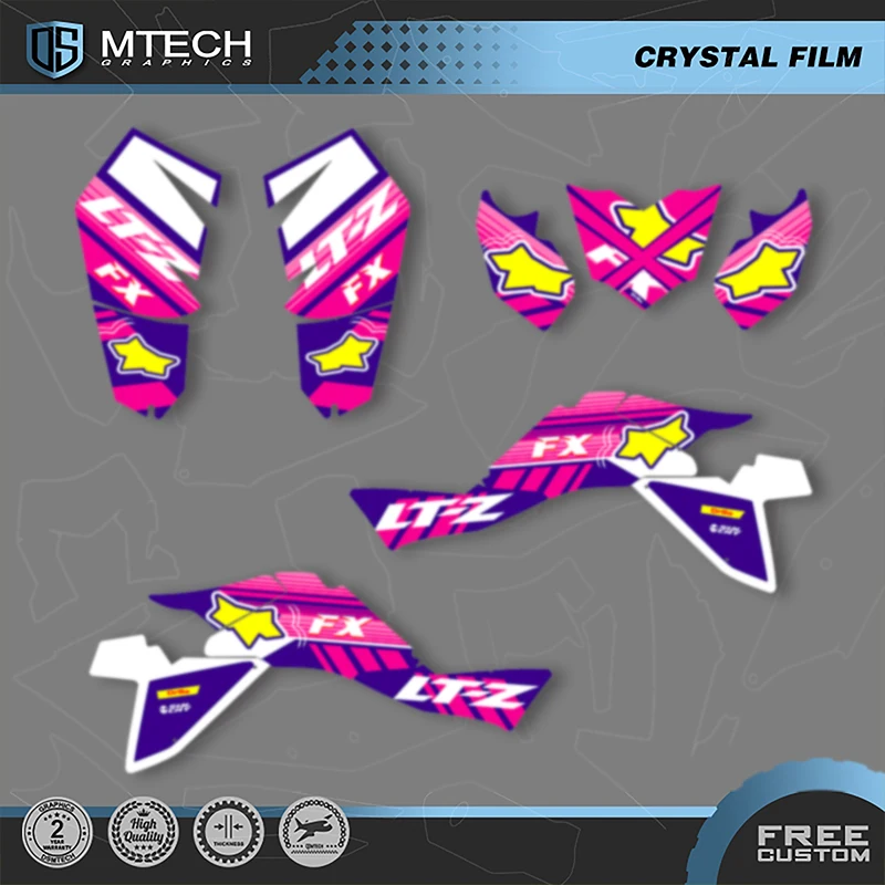 DSMTECH For Suzuki LTZ 400 KFX 400 2009-2014 2015 Graphics Stickers Decal Sticker Set Team Personality Customized 003
DSMTECH For Suzuki LTZ 400 KFX 400 2009-2014 2015 Graphics Stickers Decal Sticker Set Team Personality Customized 003