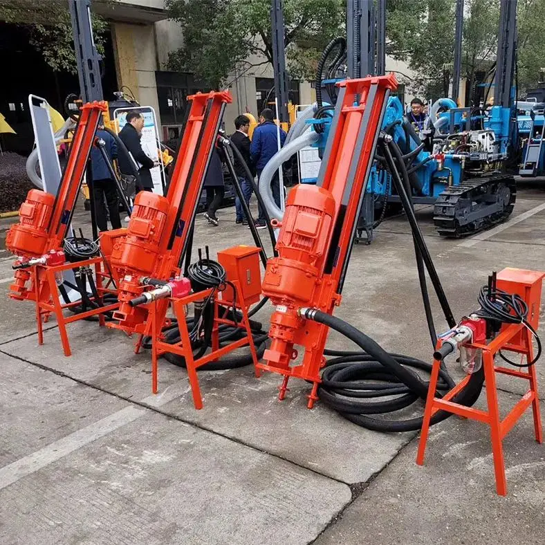 Customized Small Pneumatic DTH Drilling Rig Lightweight Rock Drill 40m High Torque Multi Angle Drilling For Quarry
Customized Small Pneumatic DTH Drilling Rig Lightweight Rock Drill 40m High Torque Multi Angle Drilling For Quarry