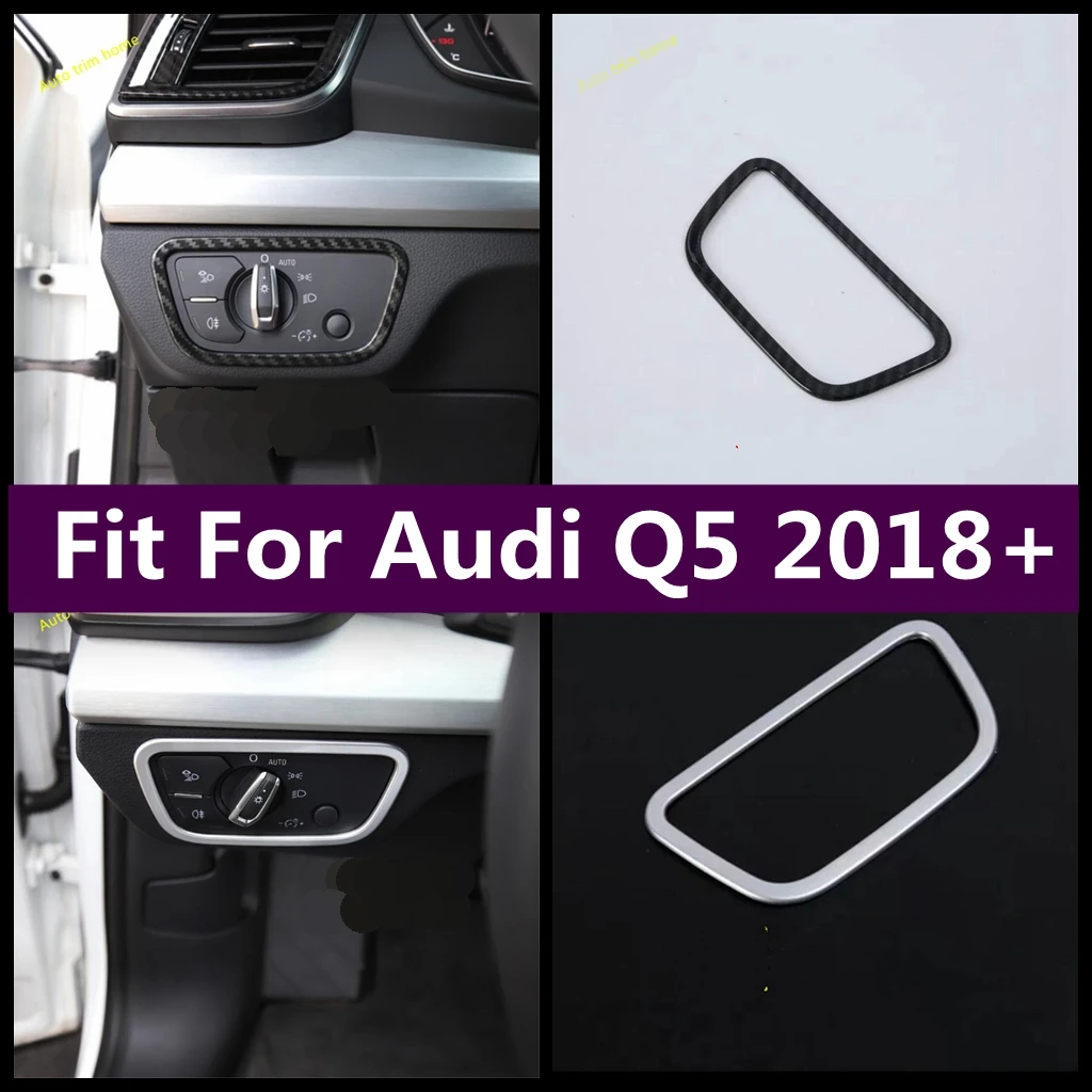 ABS Carbon Fiber Matte Head Light Lamp Control Button Decoration Panel Cover Trim Fit For Audi Q5 2018 - 2022 Car Accessories
ABS Carbon Fiber Matte Head Light Lamp Control Button Decoration Panel Cover Trim Fit For Audi Q5 2018 - 2022 Car Accessories