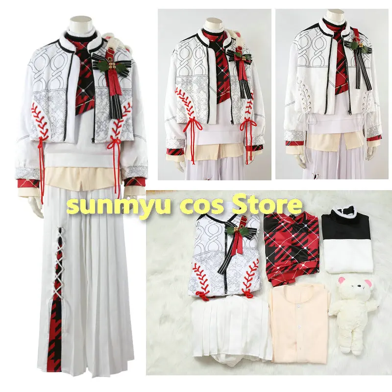 Ensemble Stars Christmas White Bear Cosplay Costume Custom size Tomoe Hiyori Tsukinaga Leo Cosplay
Ensemble Stars Christmas White Bear Cosplay Costume Custom size Tomoe Hiyori Tsukinaga Leo Cosplay