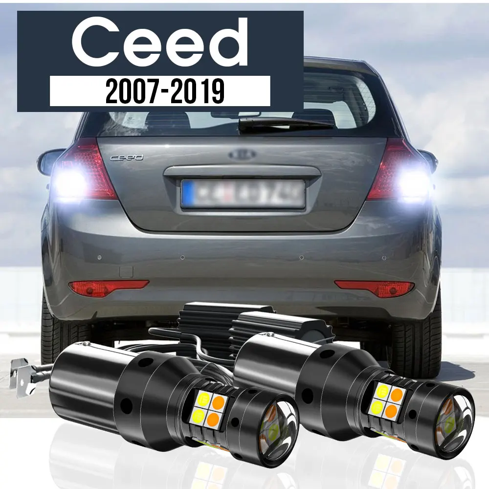2pcs LED Dual Mode Turn Signal+Daytime Running Light Blub DRL Canbus Accessories For Kia Ceed 2007-2019 2011 2012 2013 2014 2015
2pcs LED Dual Mode Turn Signal+Daytime Running Light Blub DRL Canbus Accessories For Kia Ceed 2007-2019 2011 2012 2013 2014 2015