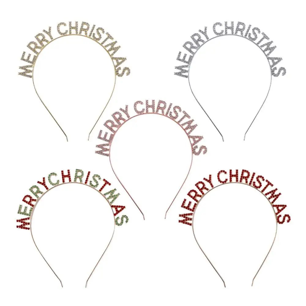 Christmas Gift Letter Christmas Dree Up Alloy Merry Christmas Headband Rhinestone Crown Korean Style Hair Hoop Female Jewelry
Christmas Gift Letter Christmas Dree Up Alloy Merry Christmas Headband Rhinestone Crown Korean Style Hair Hoop Female Jewelry