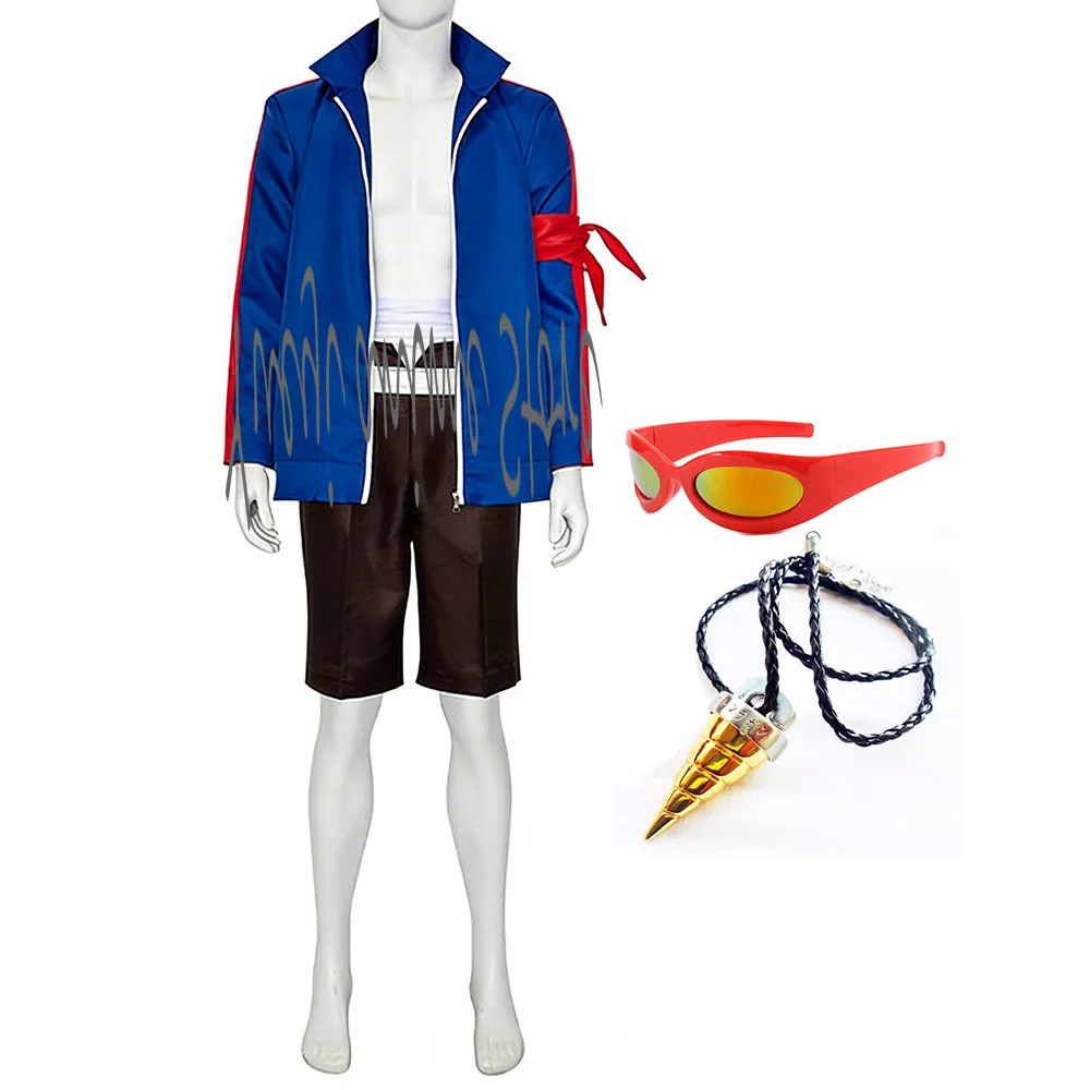 customized-Gurren Lagann Simon Cosplay Costume Anime Outfit Full Set with Coat Pants Straps Belts
customized-Gurren Lagann Simon Cosplay Costume Anime Outfit Full Set with Coat Pants Straps Belts