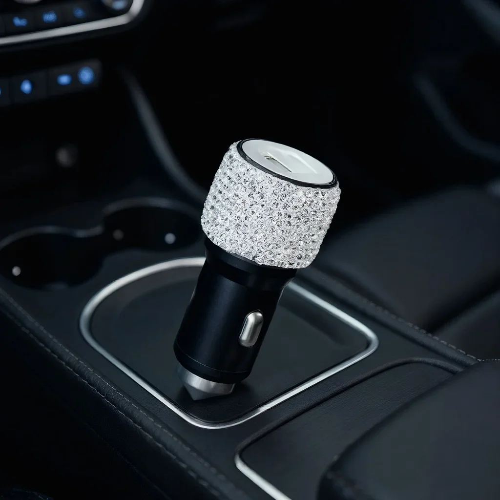  Автомобильные зарядные устройства с двумя USB-портами — стеклянные украшения ручной работы с ромбовидными акцентами для зарядки мобильных устройств
Автомобильные зарядные устройства с двумя USB-портами — стеклянные украшения ручной работы с ромбовидными акцентами для зарядки мобильных устройств 