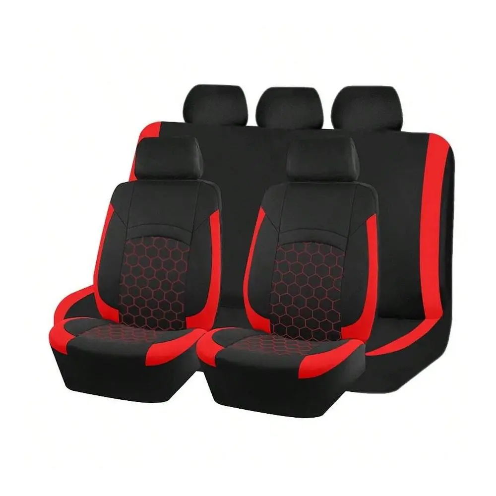 Car Seat Covers Set, Compatible With Airbags, Universal Fit Seat Cushions, Auto Accessories, New Football Quilted Design, For Wo
Car Seat Covers Set, Compatible With Airbags, Universal Fit Seat Cushions, Auto Accessories, New Football Quilted Design, For Wo