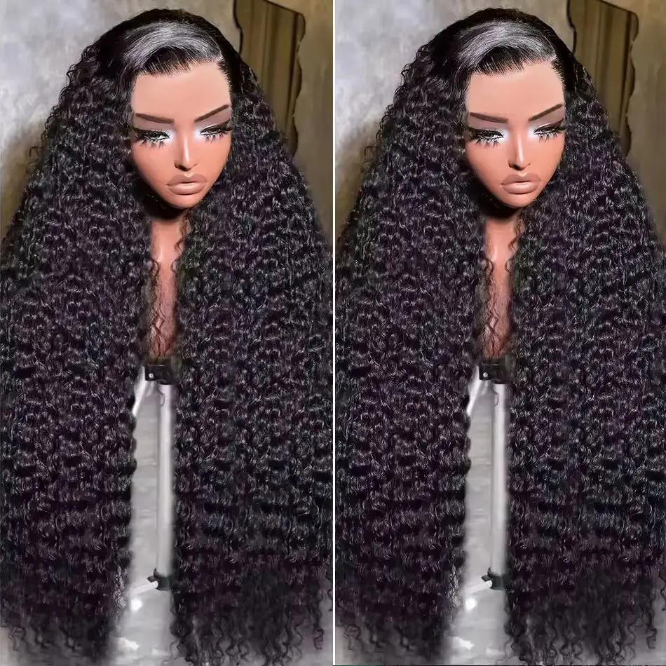 13x6 HD Deep Wave Lace Frontal Wig Black 13x4 Water Wave Curly Human Hair 30 40 Inch Closure Wear 5x5 Glueless Lace Front Wig
13x6 HD Deep Wave Lace Frontal Wig Black 13x4 Water Wave Curly Human Hair 30 40 Inch Closure Wear 5x5 Glueless Lace Front Wig